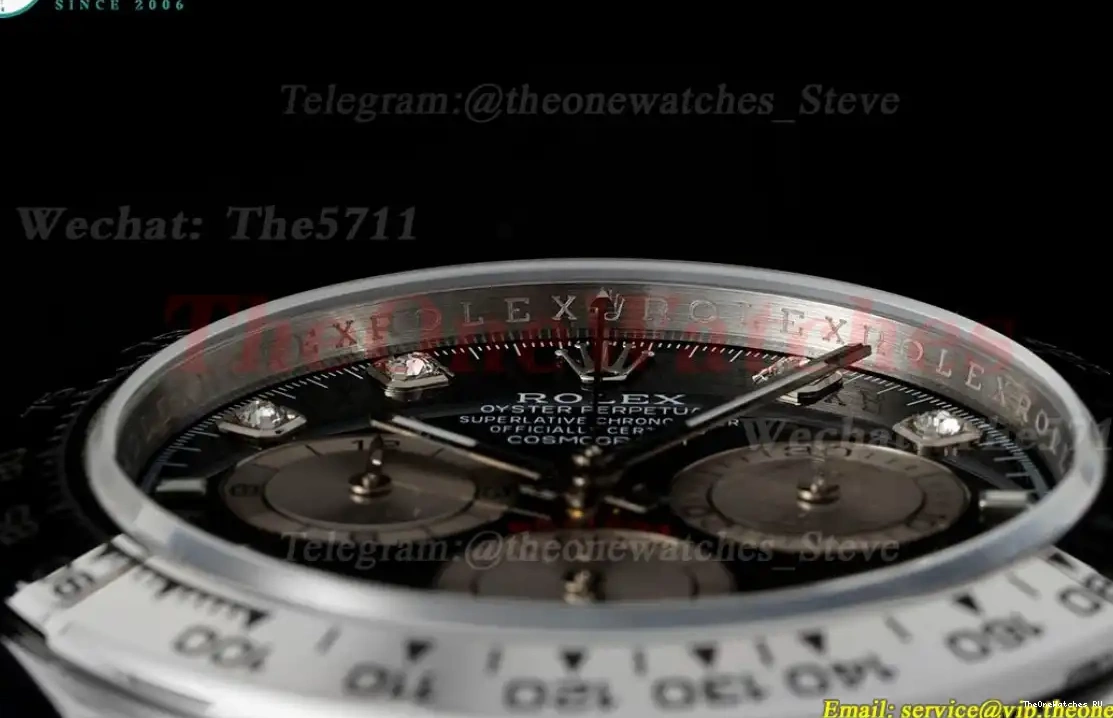 126509 SH4131 QF Super 40mm Daytona Black Dia SS Clone SS 0414